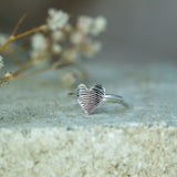 "Tender Touch" Fingerprint Ring